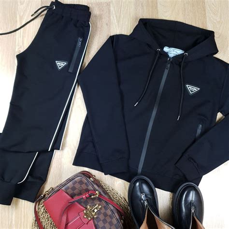 women's prada tracksuit|Prada tracksuit style guide.